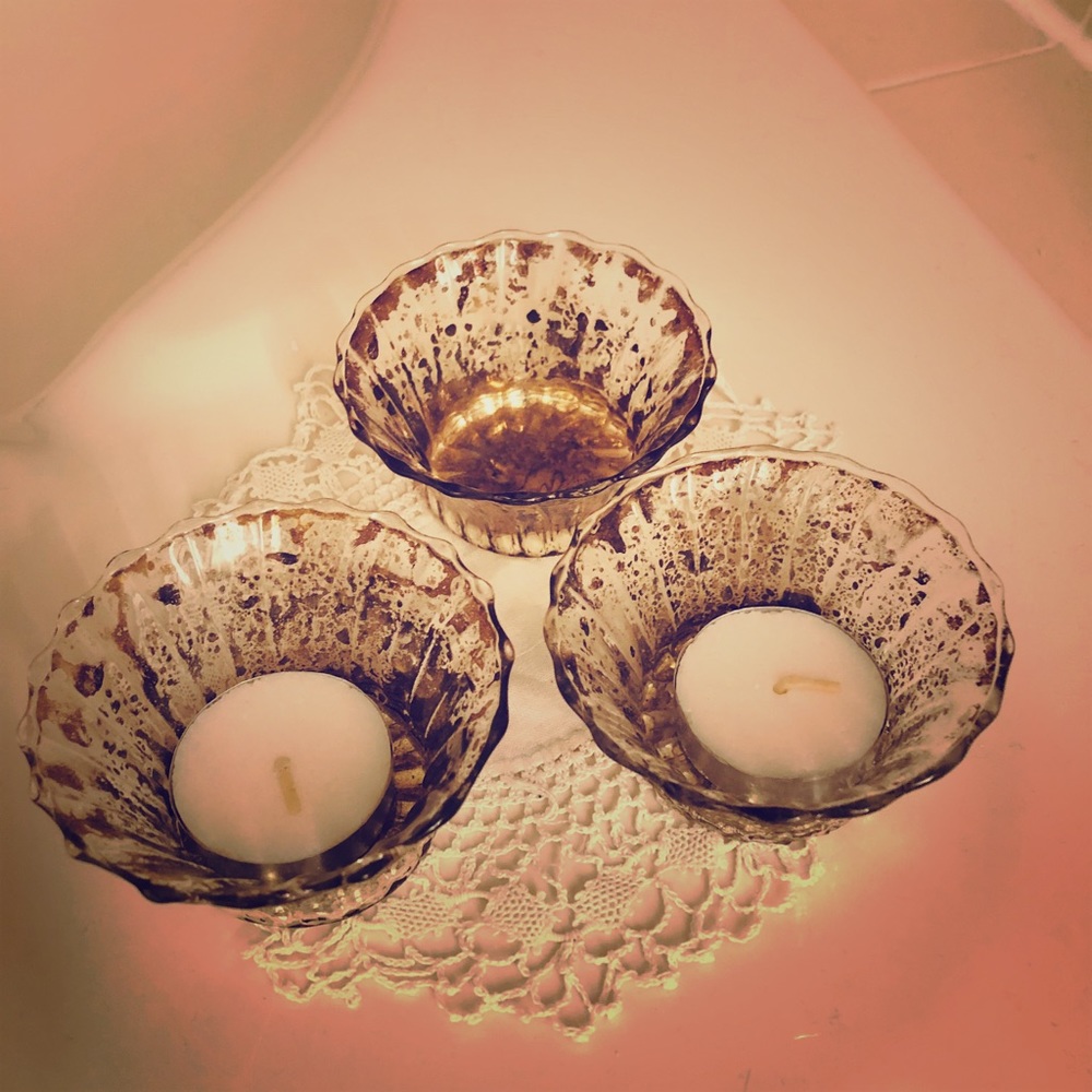 4 tealight holders